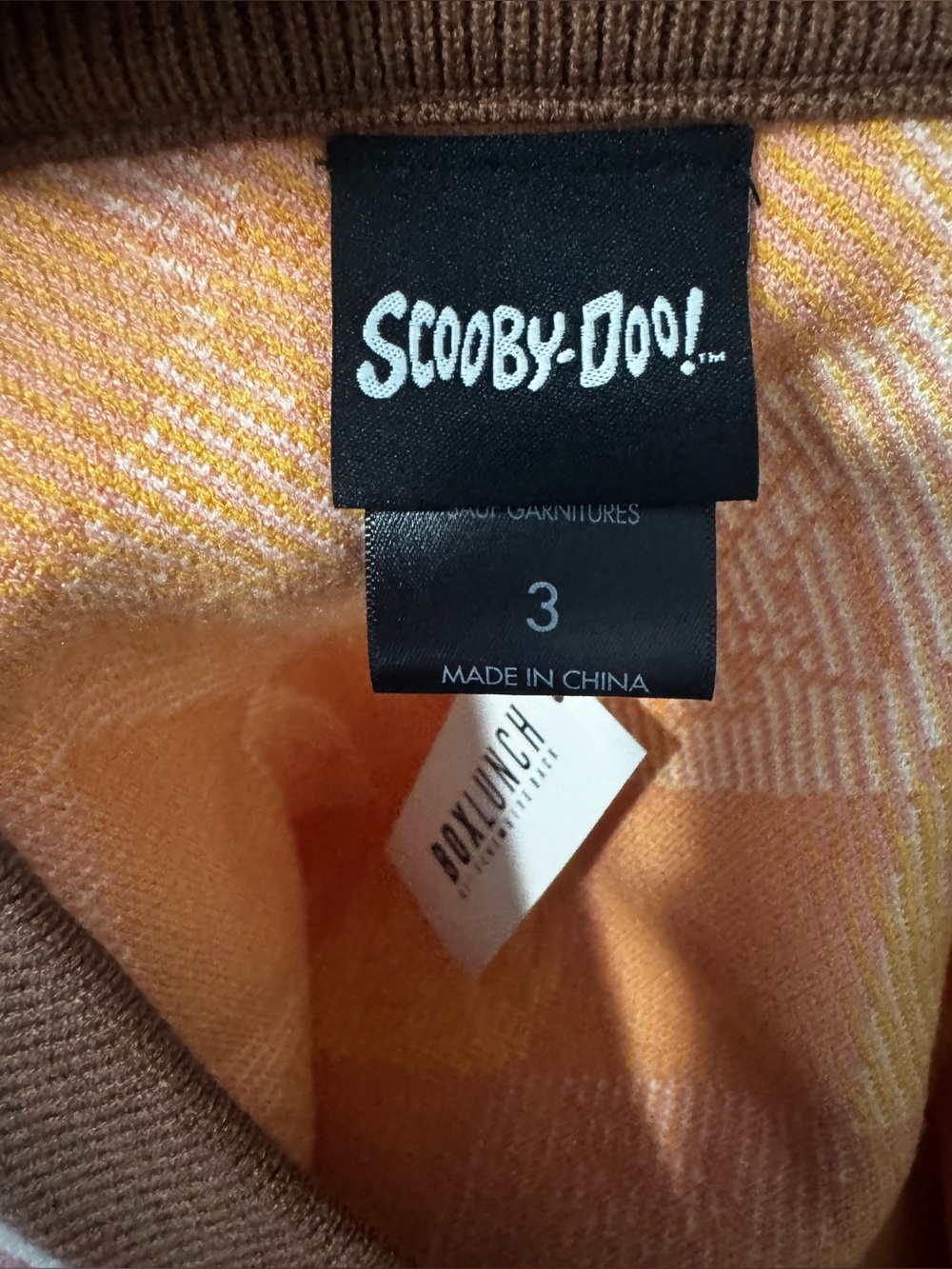 NWT Warner Brothers Scooby Doo argyle sweater vest size 3X - Picture 9 of 11